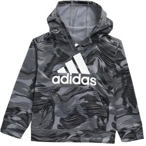 Adidas Boys Camo Print Hoodie